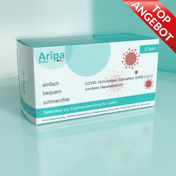 5 Stück Covid-19-N-Antigen-Schnelltest (CE-Zertifiziert)